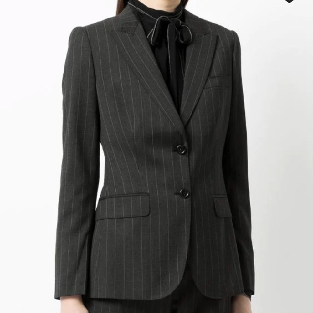 Dolce & Gabbana authentic navy/black blazer size L  like new ! - Picture 12 of 12